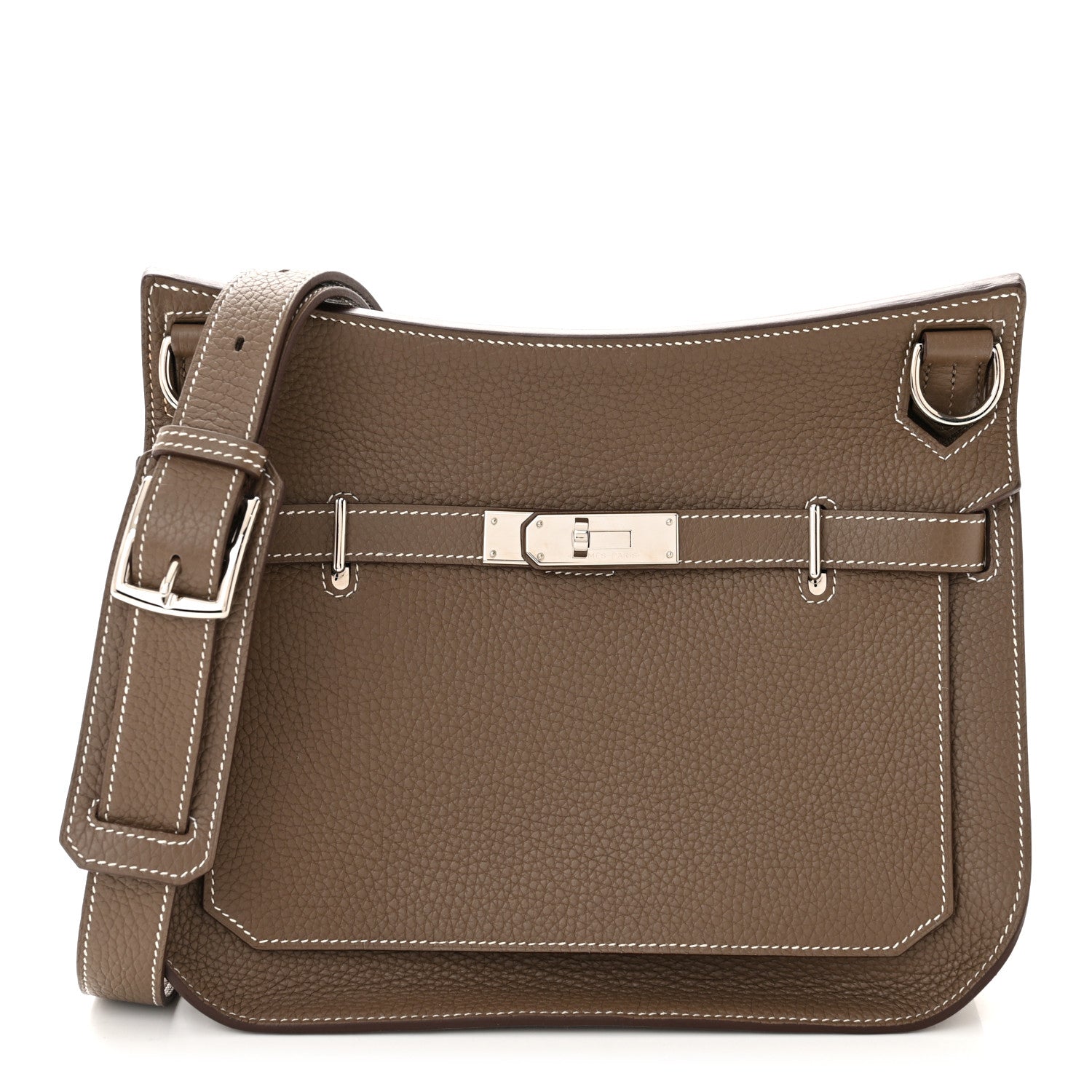 Hermes Taurillon Clemence Jypsiere 28 Etoupe 1 of 11