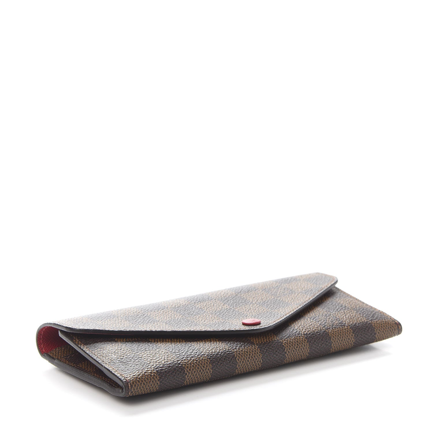 Louis Vuitton Damier Ebene Josephine Wallet Red 5 of 13