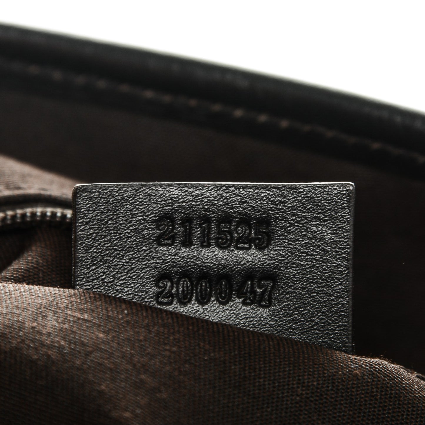 Calfskin Horsebit Embossed Large Tote Dark Brown