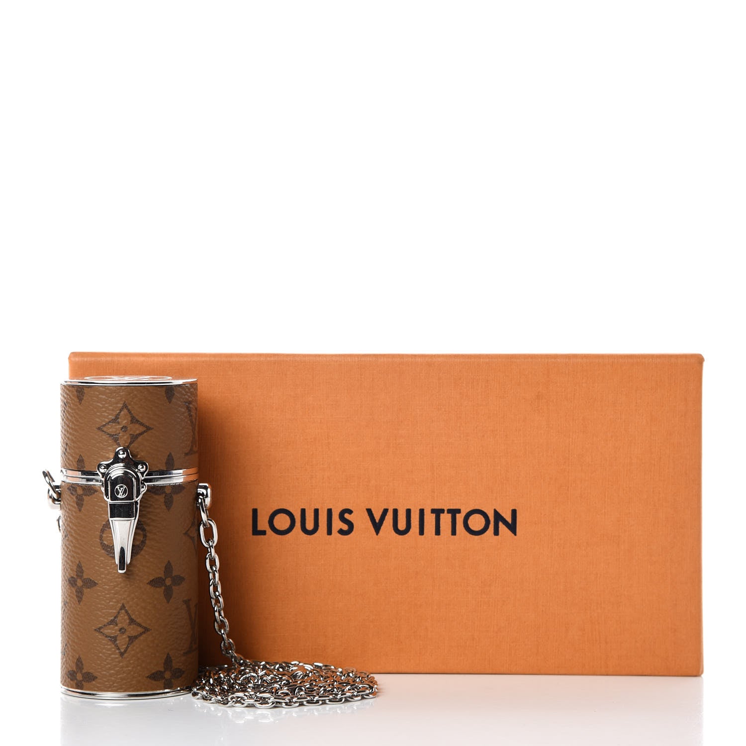 Louis Vuitton Reverse Monogram Chain Lipstick Case 9 of 9