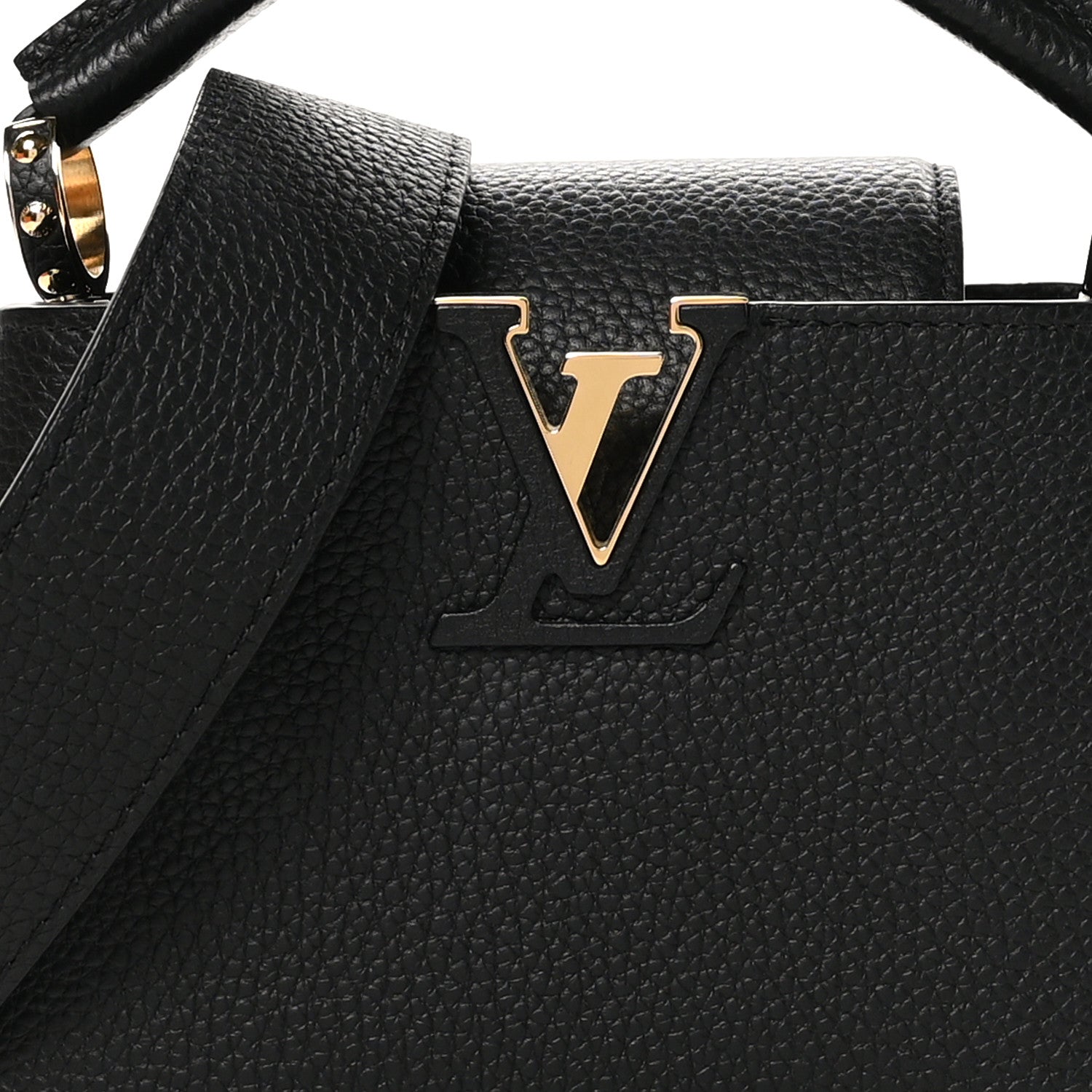 Louis Vuitton Taurillon Mini Capucines Black 8 of 11
