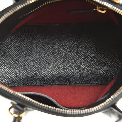 Balenciaga Signature Grained Calfskin XXS Ville Top Handle Bag Black White 4 of 13