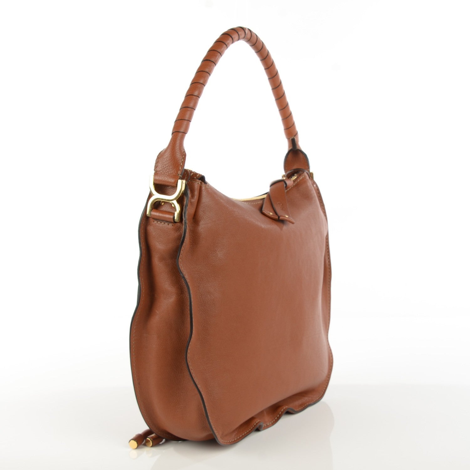 Chloe Calfskin Medium Marcie Hobo Tobacco 4 of 10