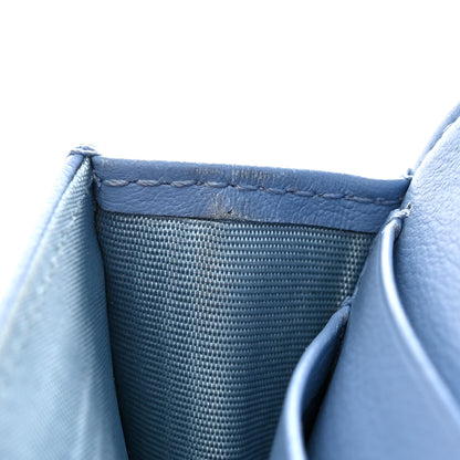 Christian Dior Oblique Saddle Card Holder Cornflower Blue 11 of 14