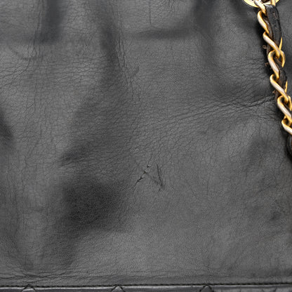 Chanel Lambskin Quilted Shoulder Bag Black 15 of 20
