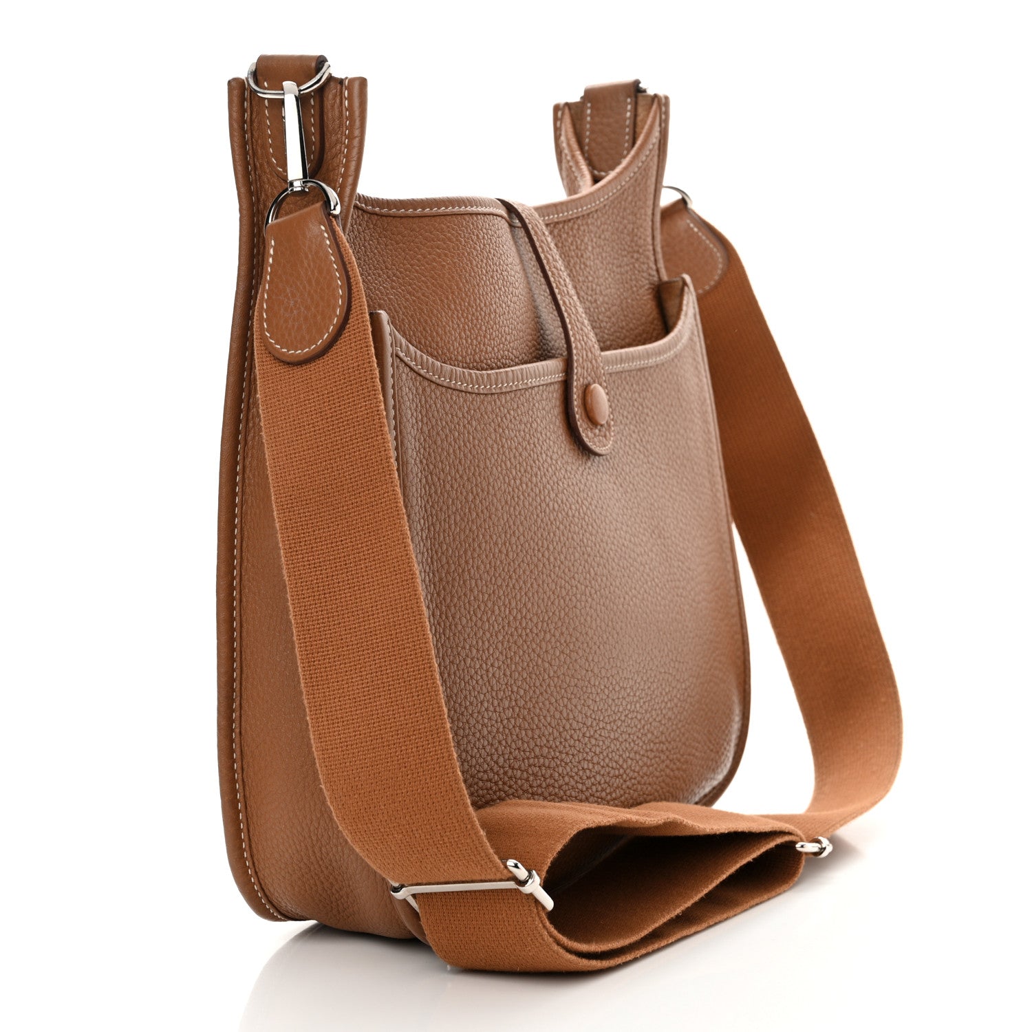 Hermes Taurillon Clemence Evelyne II PM Gold 3 of 18