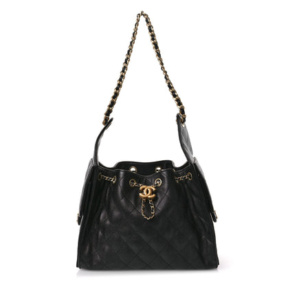 Chanel Caviar Quilted Small Chanel 25 Handbag Black 1 of 11