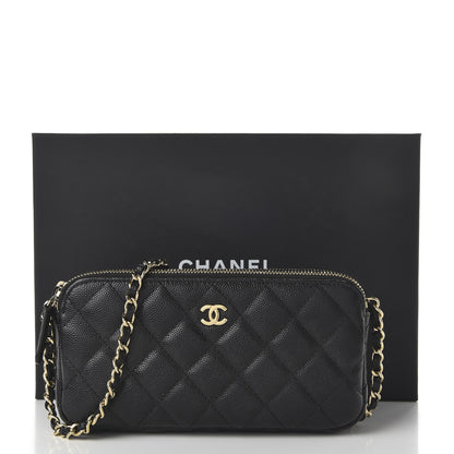 Chanel Caviar Quilted Small Clutch With Chain Black 12 of 12