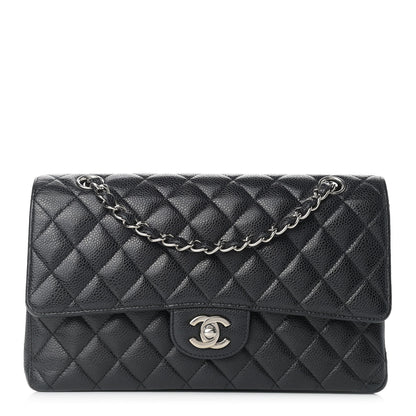 Chanel Caviar Quilted Medium Double Flap Black 1 of 11