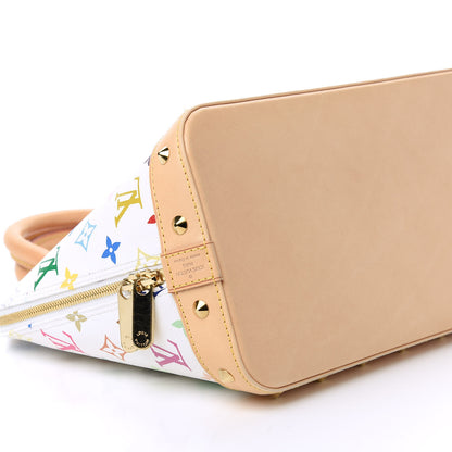 Louis Vuitton Monogram Multicolor Alma White 6 of 9
