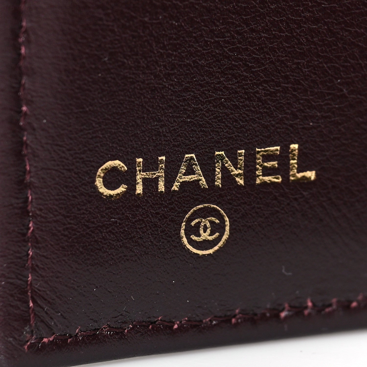 Chanel Caviar Quilted Large Flap Wallet Burgundy 6 of 6