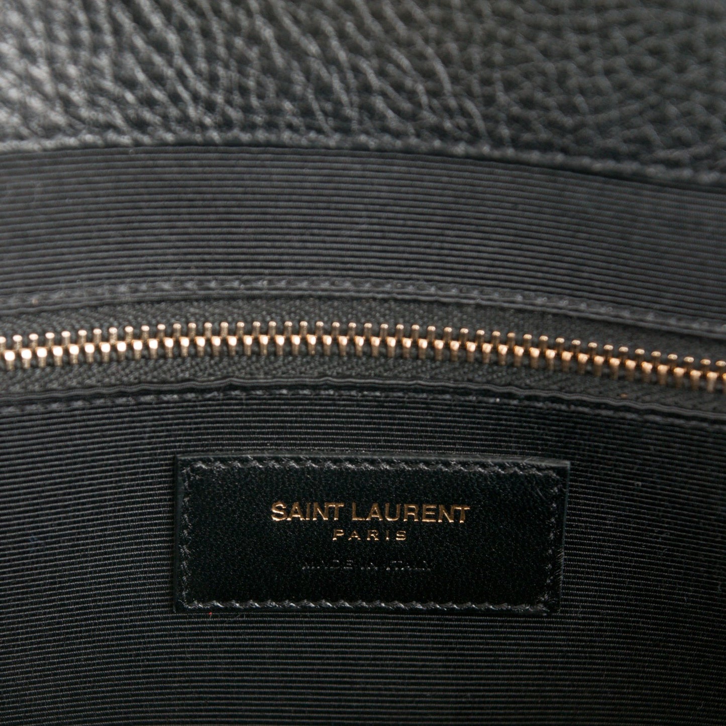 Grained Calfskin Large Sac De Jour Carryall Black