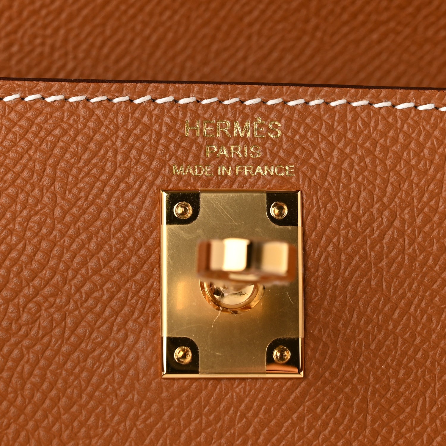 Hermes Epsom Kelly Sellier 25 Gold 6 of 11