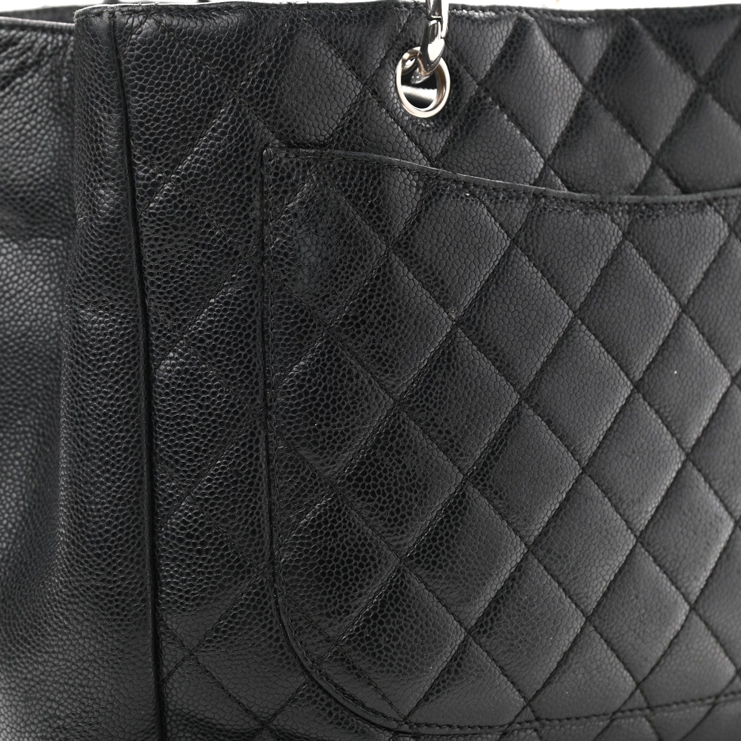 Chanel Caviar Quilted Grand Shopping Tote GST Black 20 of 21