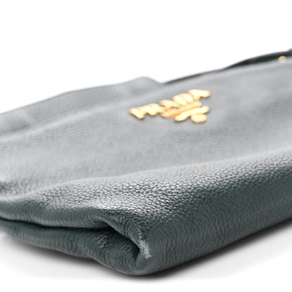 Prada Vitello Phenix Zip Crossbody Bag Smeraldo 9 of 10