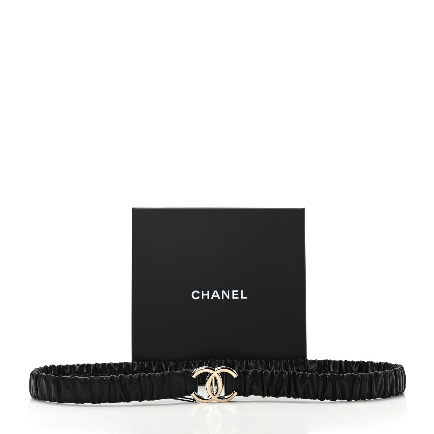 Chanel Calfskin CC Belt 85 34 Black 6 of 6
