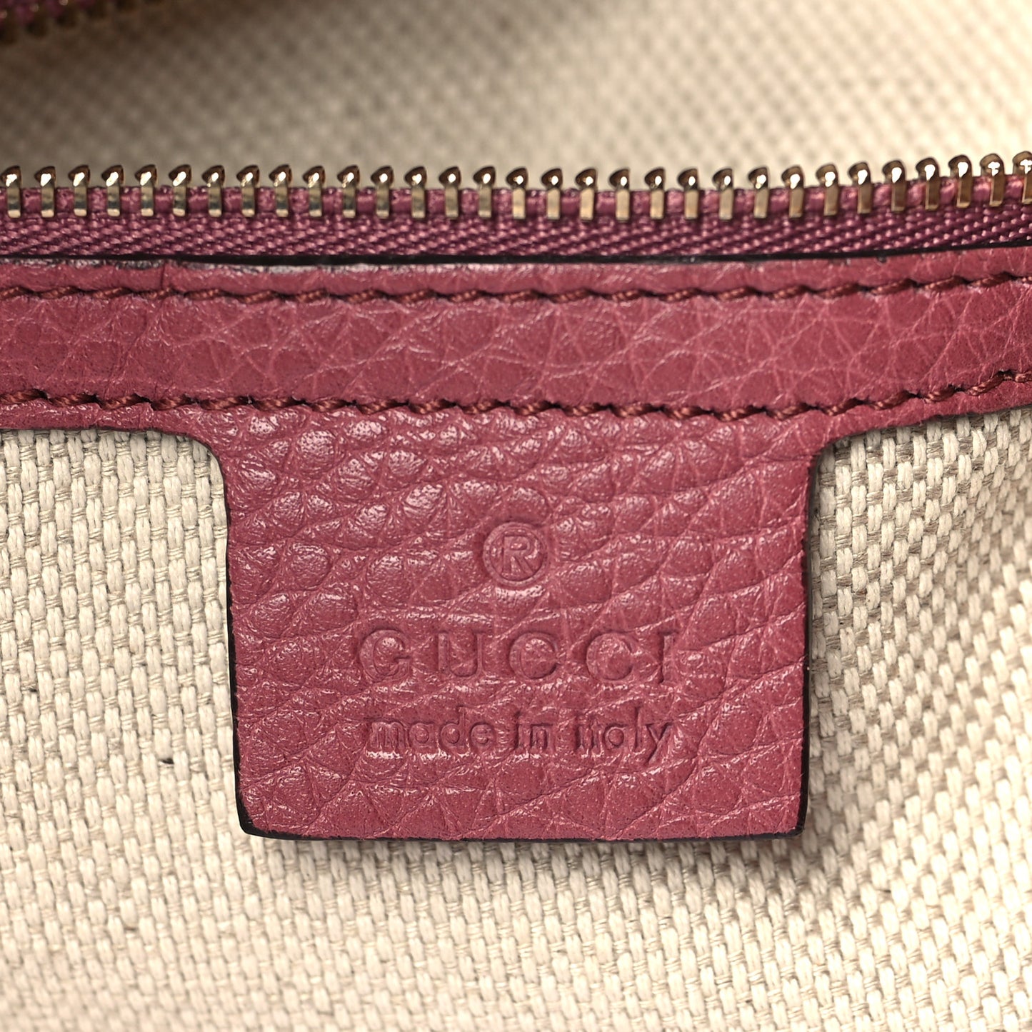 Pebbled Calfskin Medium Soho Chain Shoulder Bag Peonia Flower