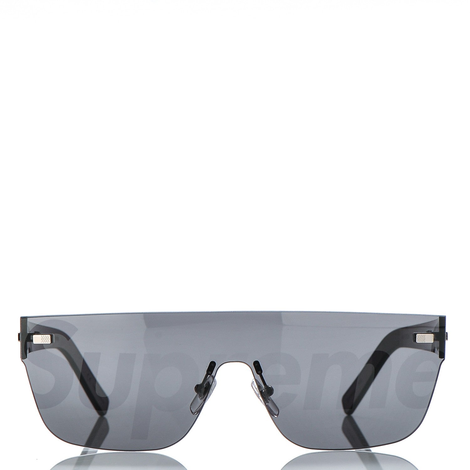 Louis Vuitton X SUPREME City Mask Sunglasses Black 2 of 8