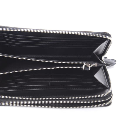 Burberry London Check Travel Wallet Navy Black 5 of 9
