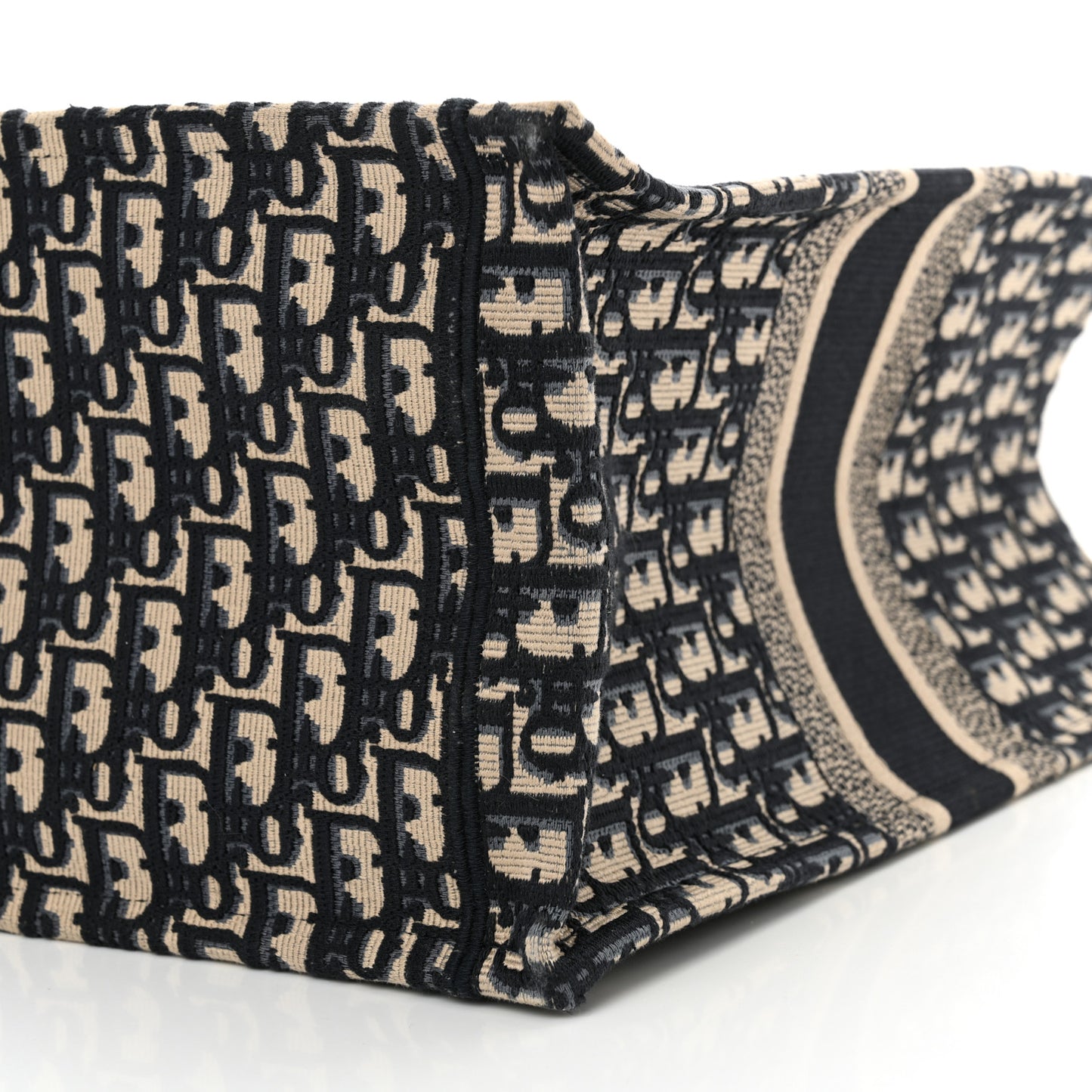 Oblique Large Book Tote Blue Multicolor