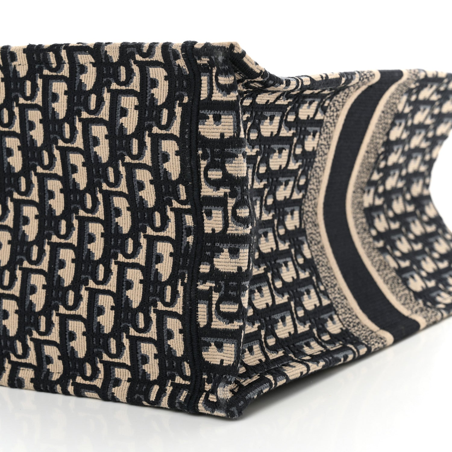 Christian Dior Oblique Large Book Tote Blue Multicolor 10 of 14