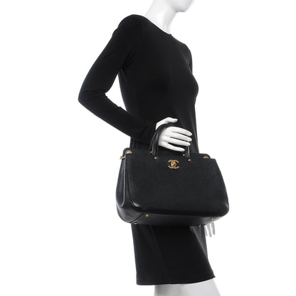 Chanel Caviar Large Shopping Tote Black 3 of 9