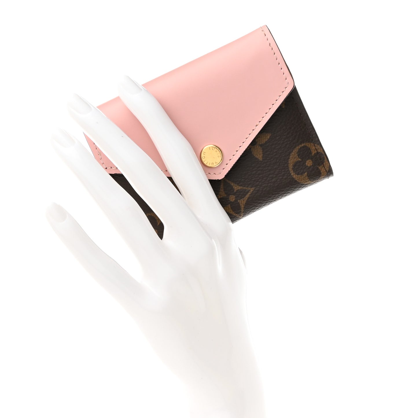 Monogram Zoe Wallet Rose Ballerine