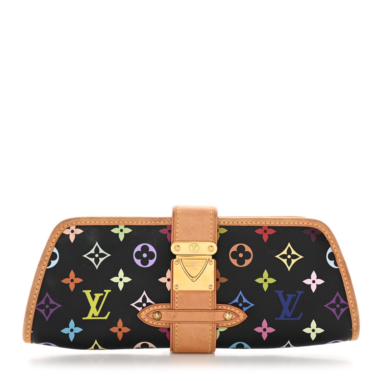Louis Vuitton Monogram Multicolor Shirley Black 1 of 10