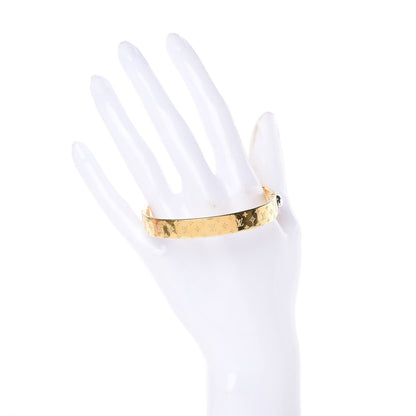 Louis Vuitton Brass Monogram Nanogram Cuff M Gold 2 of 8