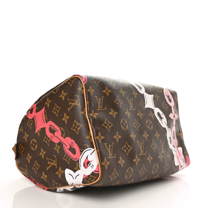 Louis Vuitton Monogram Bay Speedy 30 Rose Ballerine Poppy 4 of 7
