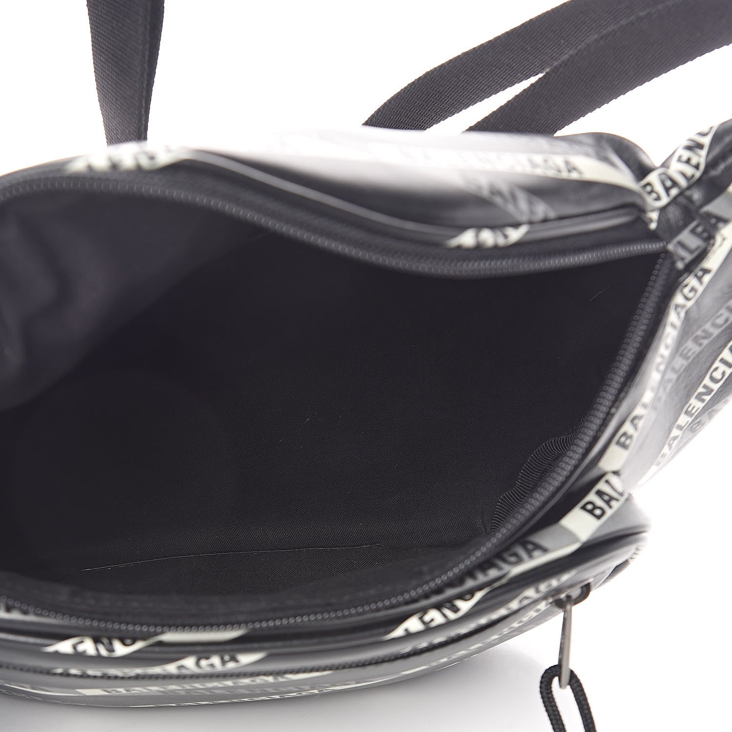 Balenciaga Smooth Calfskin Losange Monogram Explorer Belt Bag Black Grey 5 of 8