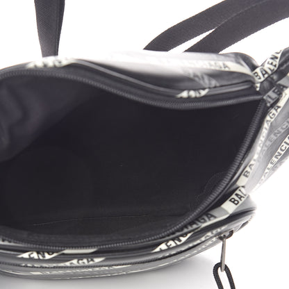 Balenciaga Smooth Calfskin Losange Monogram Explorer Belt Bag Black Grey 5 of 8