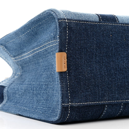 Marc Jacobs Denim Canvas Medium The Tote Bag Blue 9 of 10