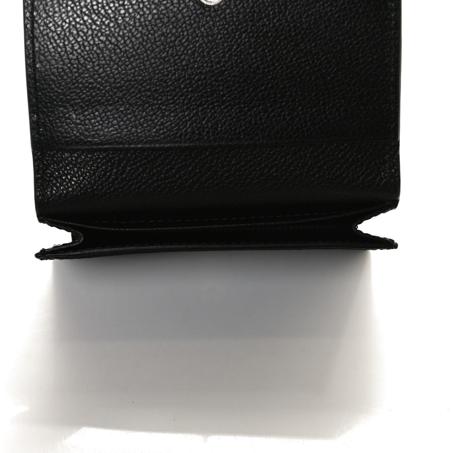 Vitello Micro Grain Card Holder Black