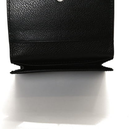 Prada Vitello Micro Grain Card Holder Black 5 of 9