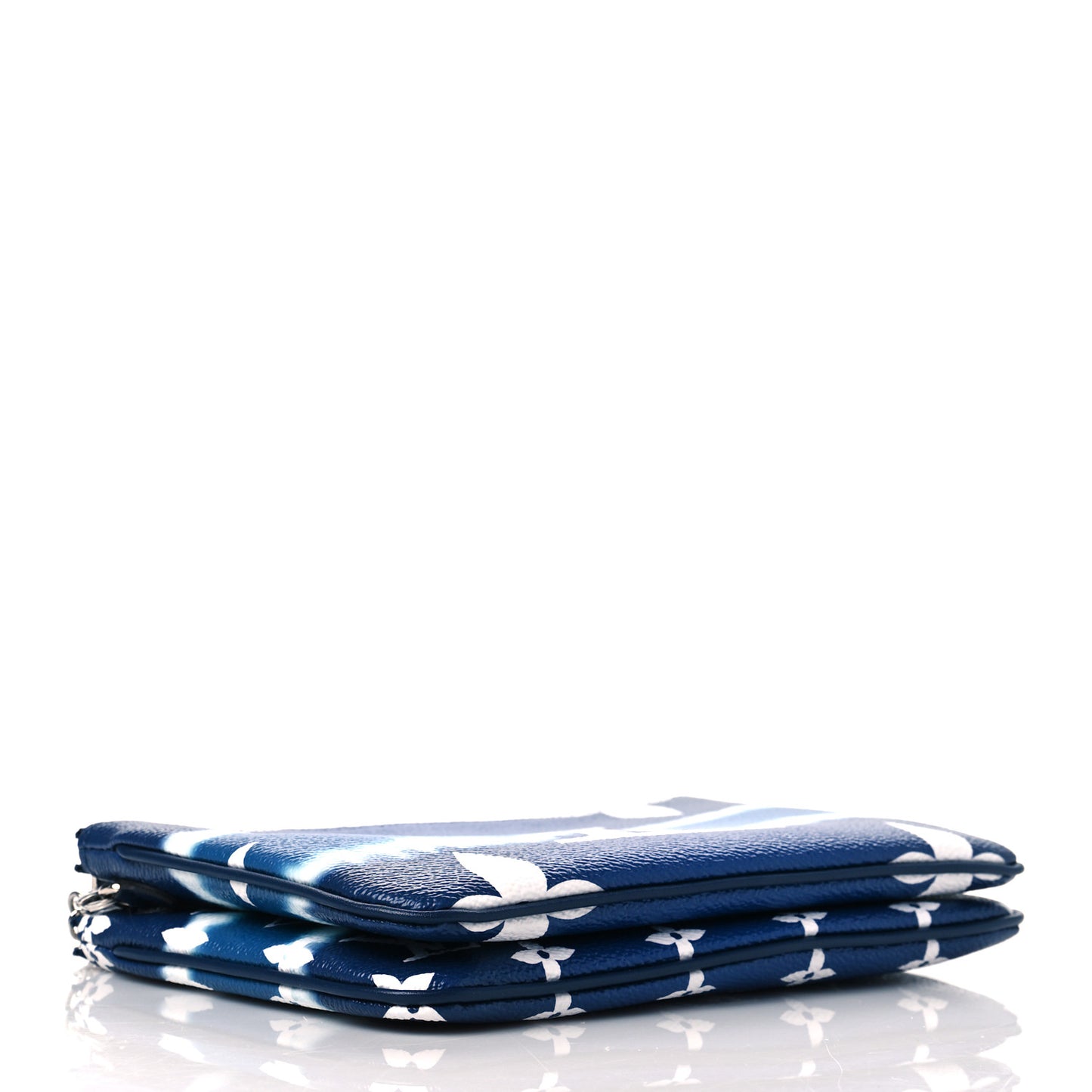 Monogram Giant Escale Double Zip Pochette Blue