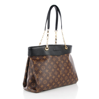 Louis Vuitton Monogram Pallas Shopper Black 3 of 7