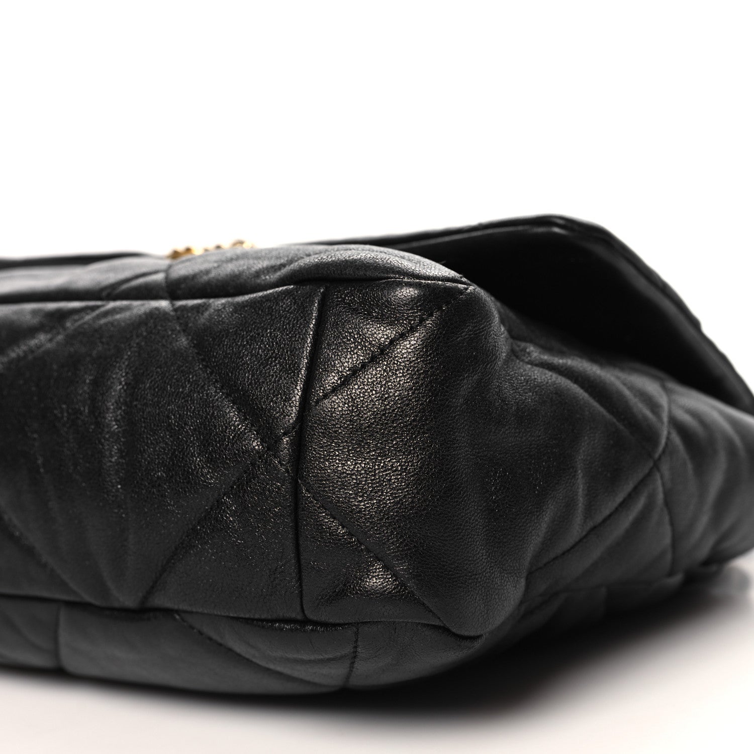 Chanel Lambskin Quilted Large Chanel 19 Flap Black 10 of 12