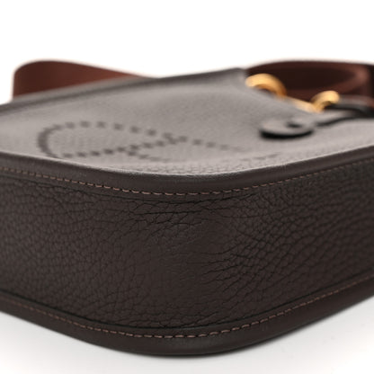Hermes Taurillon Clemence Amazone Evelyne TPM Macassar Havane 9 of 11