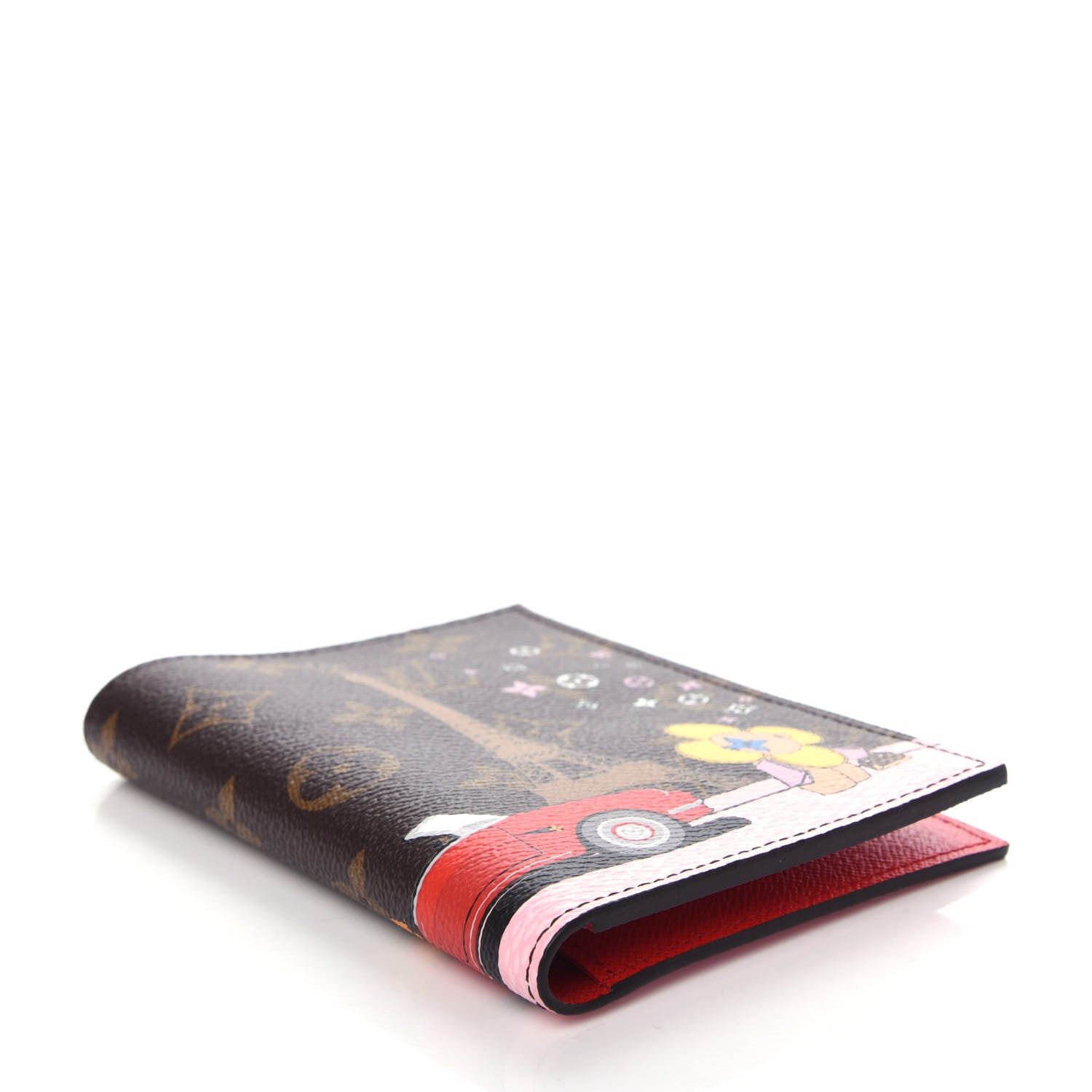 Louis Vuitton Monogram 2019 Christmas Animation Passport Cover Rouge 4 of 7