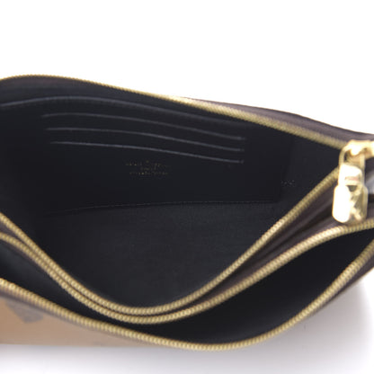 Louis Vuitton Reverse Monogram Giant Double Zip Pochette 4 of 9