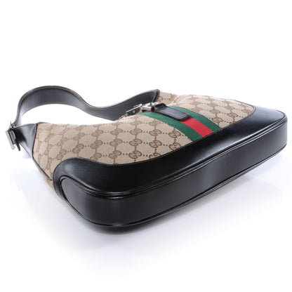 Gucci Monogram Web Jackie O Hobo 4 of 7
