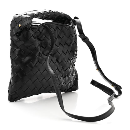 Bottega Veneta Calfskin Intrecciato Mini Hop Black 3 of 11