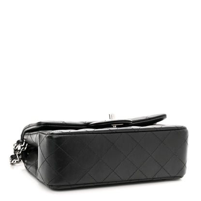 Chanel Lambskin Quilted Mini Rectangular Flap Black 4 of 10