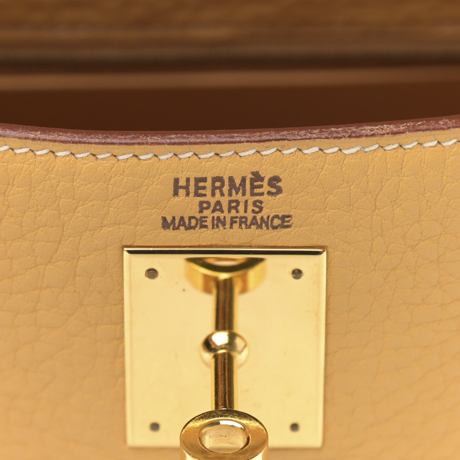 Hermes Taurillon Clemence Kelly Retourne 32 Sable 6 of 19