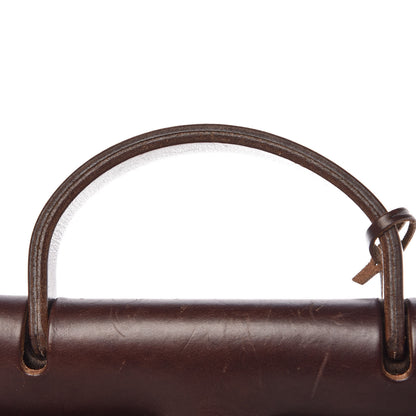 Hermes Toile Vache Calfskin Herbag 30 PM Orange Red 16 of 25