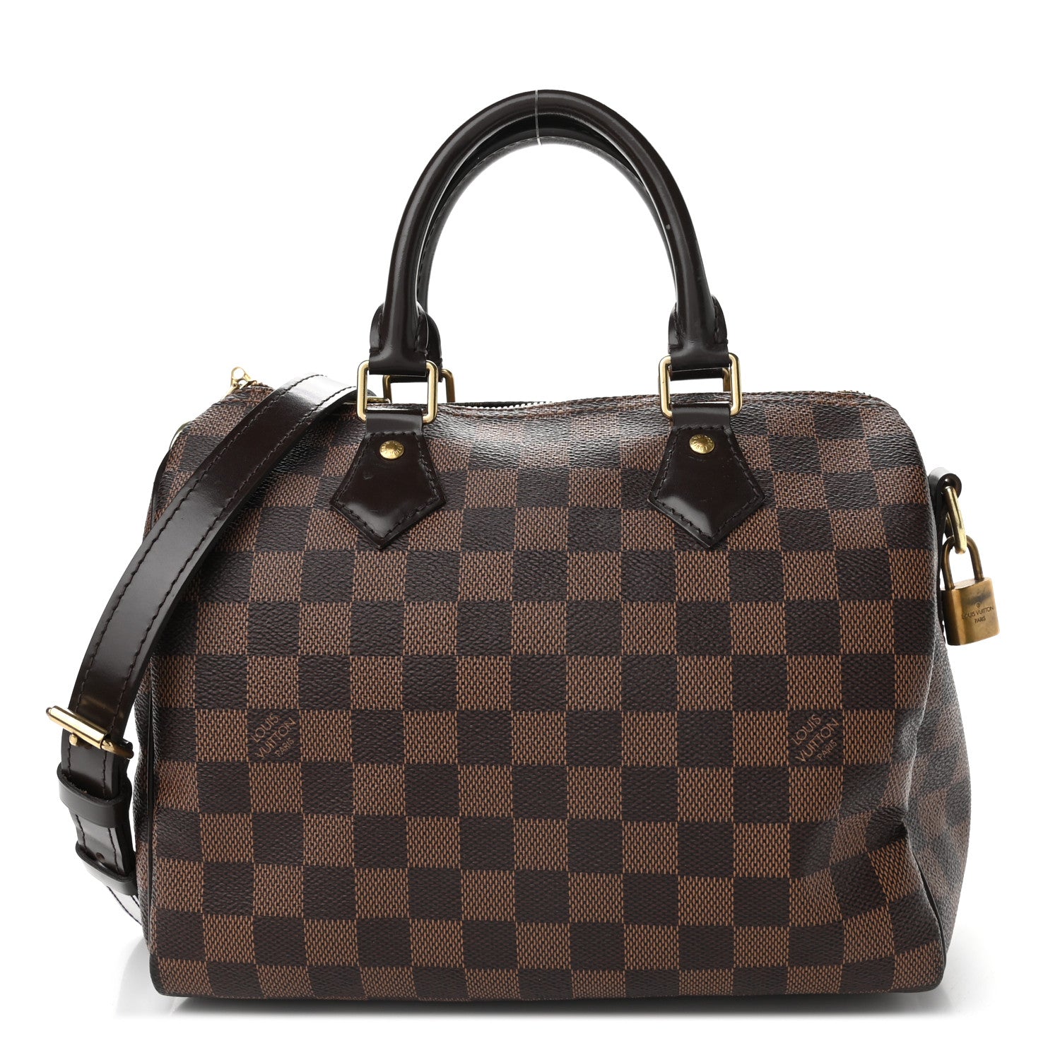 Louis Vuitton Damier Ebene Speedy Bandouliere 25 1 of 11