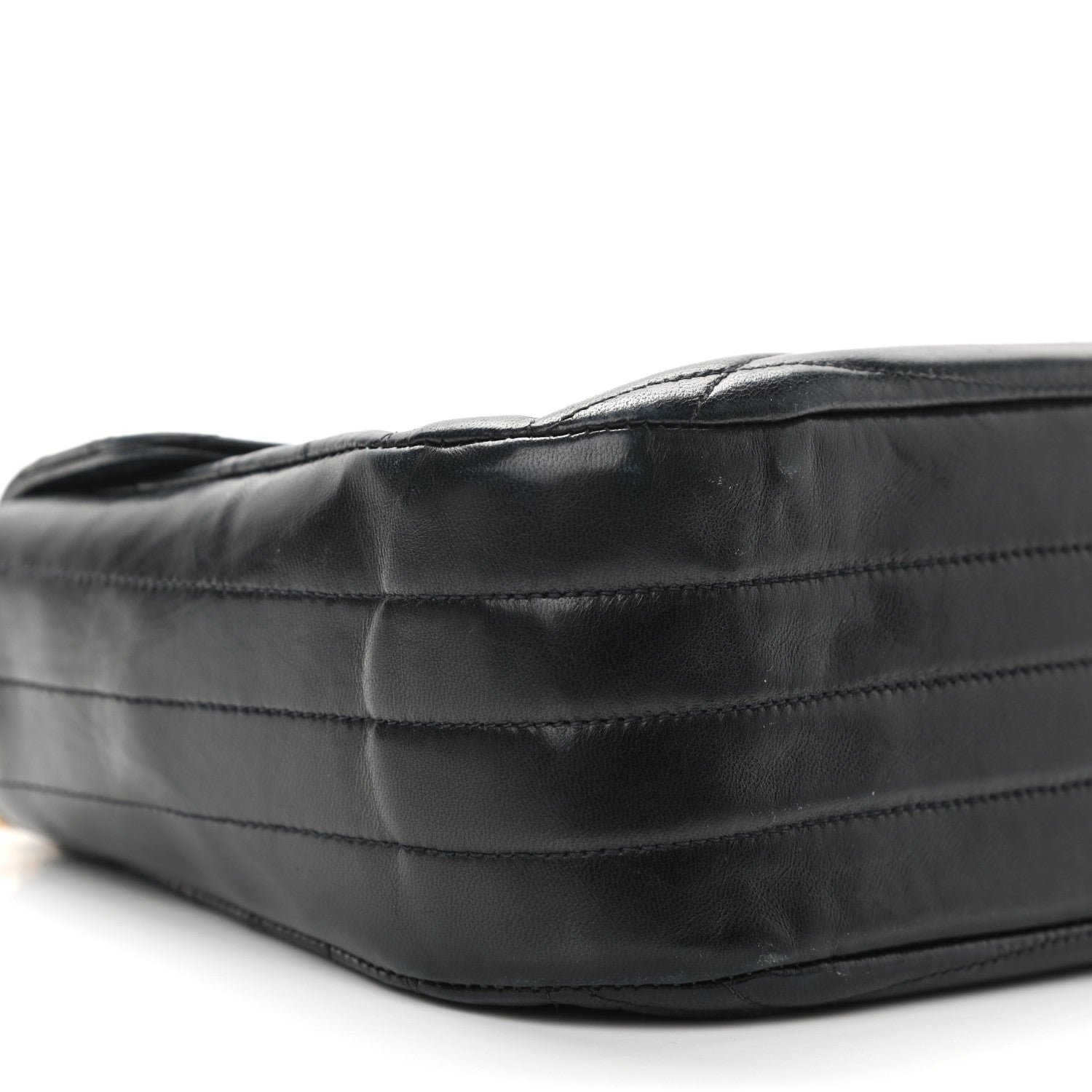 Chanel Lambskin Quilted Small Single Flap Black 10 of 12