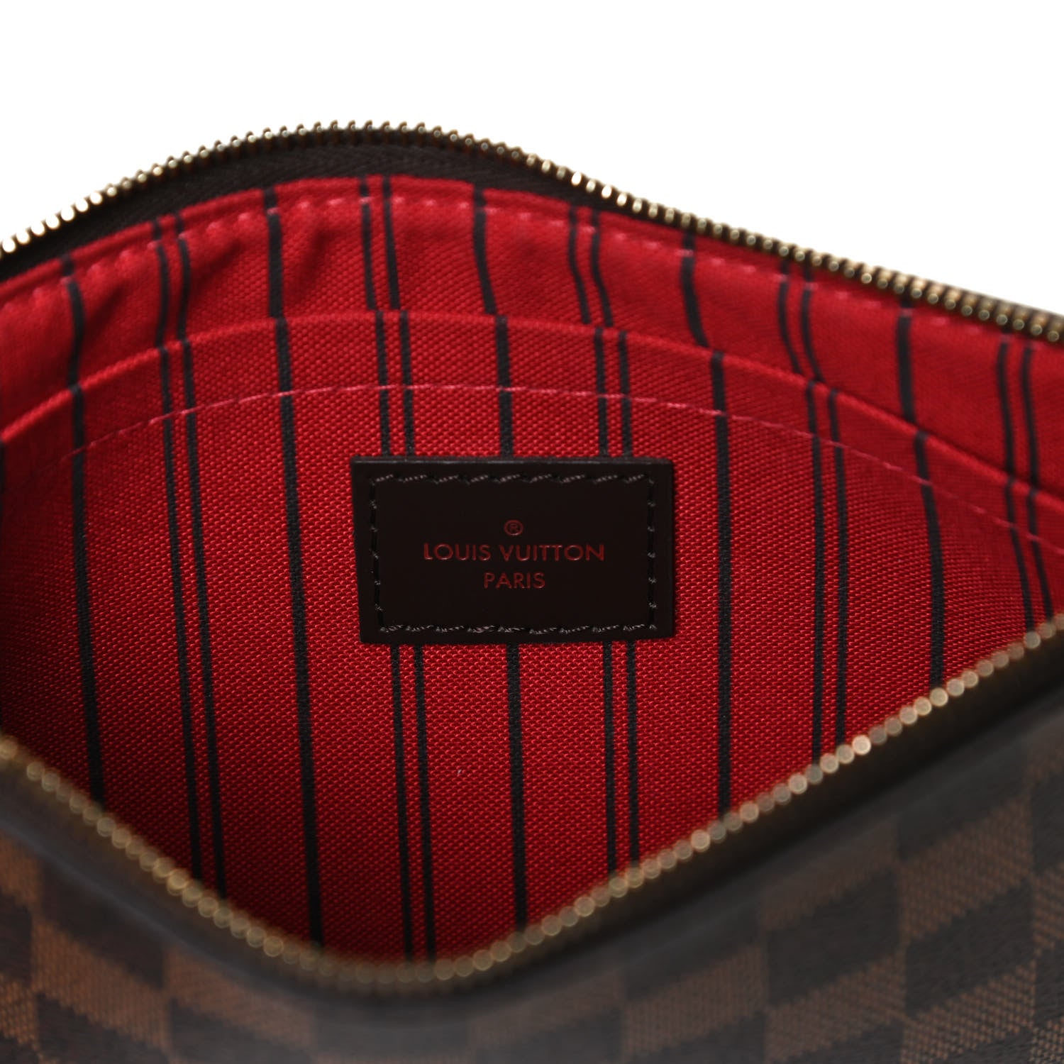 Louis Vuitton Damier Ebene Neverfull MM GM Pochette 7 of 12