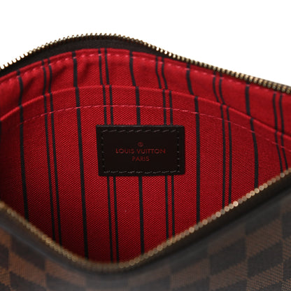 Louis Vuitton Damier Ebene Neverfull MM GM Pochette 7 of 12